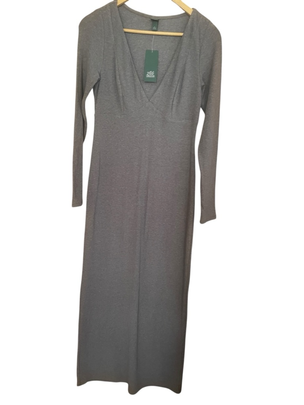Wild‎ Fable Women's Cozy Long Sleeve Maxi Empire Waist Dress - Picture 4 of 6
